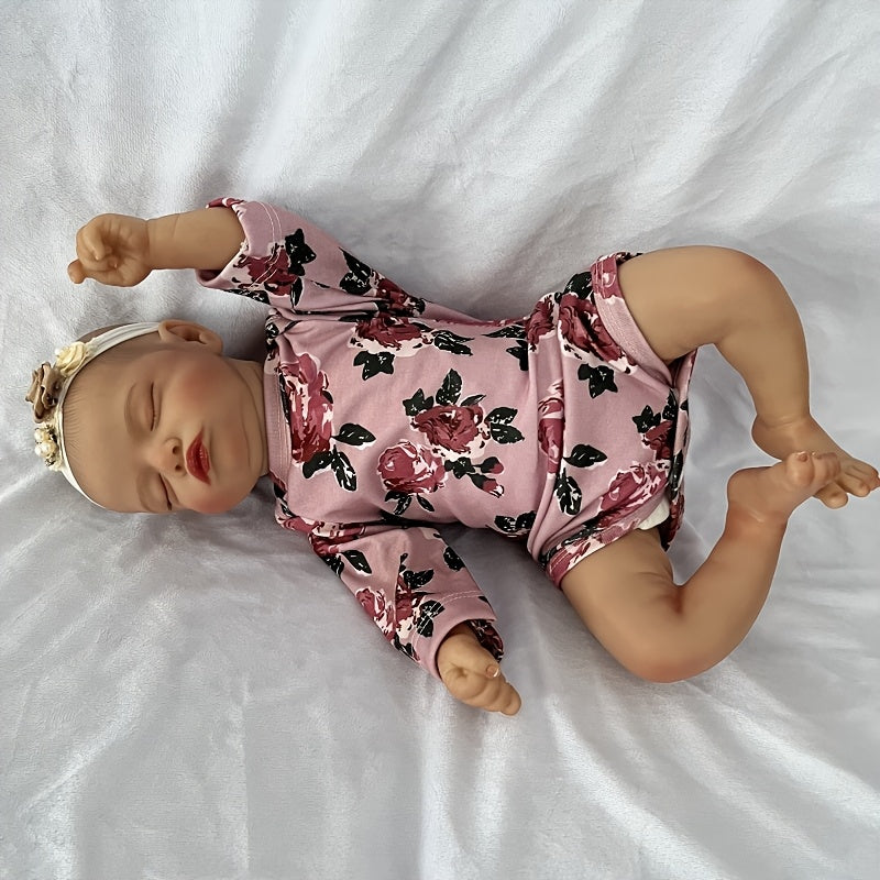 Realistic 18" Reborn Doll Soft Vinyl Body for Halloween, Christmas, Birthday