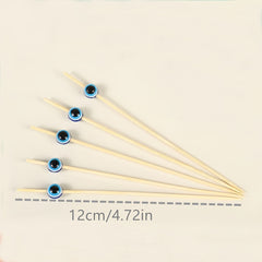 Eye Fancy Sticks Cocktail Sushi Stick Decorative Bamboo Toothpick