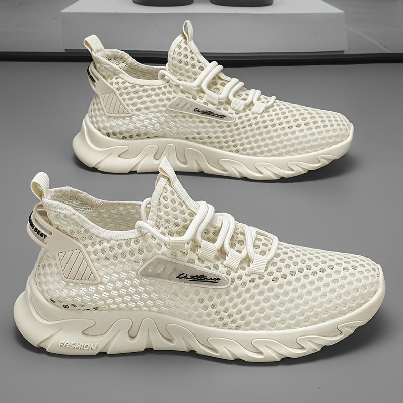 Men's Slip on Sneakers Athletic Shoes with Shoelaces