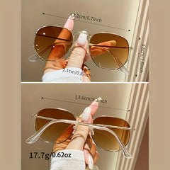 Square Metal Sunglasses Anti Glare UV400 Sun Shades for Men Women