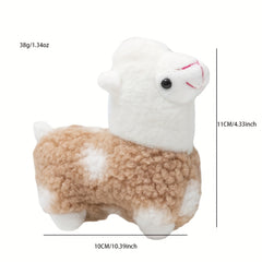 4.33'' Alpaca Plush Keychain Soft Cartoon Doll Toy