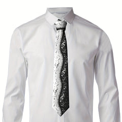 Minimalist Piano Keys Men's Tie