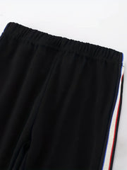 Girls' Embroidered Slim Fit Casual Pants