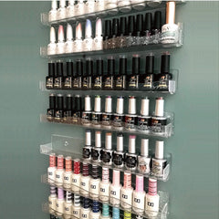 Wall Mounted Nail Polish Rack Acrylic Organizer