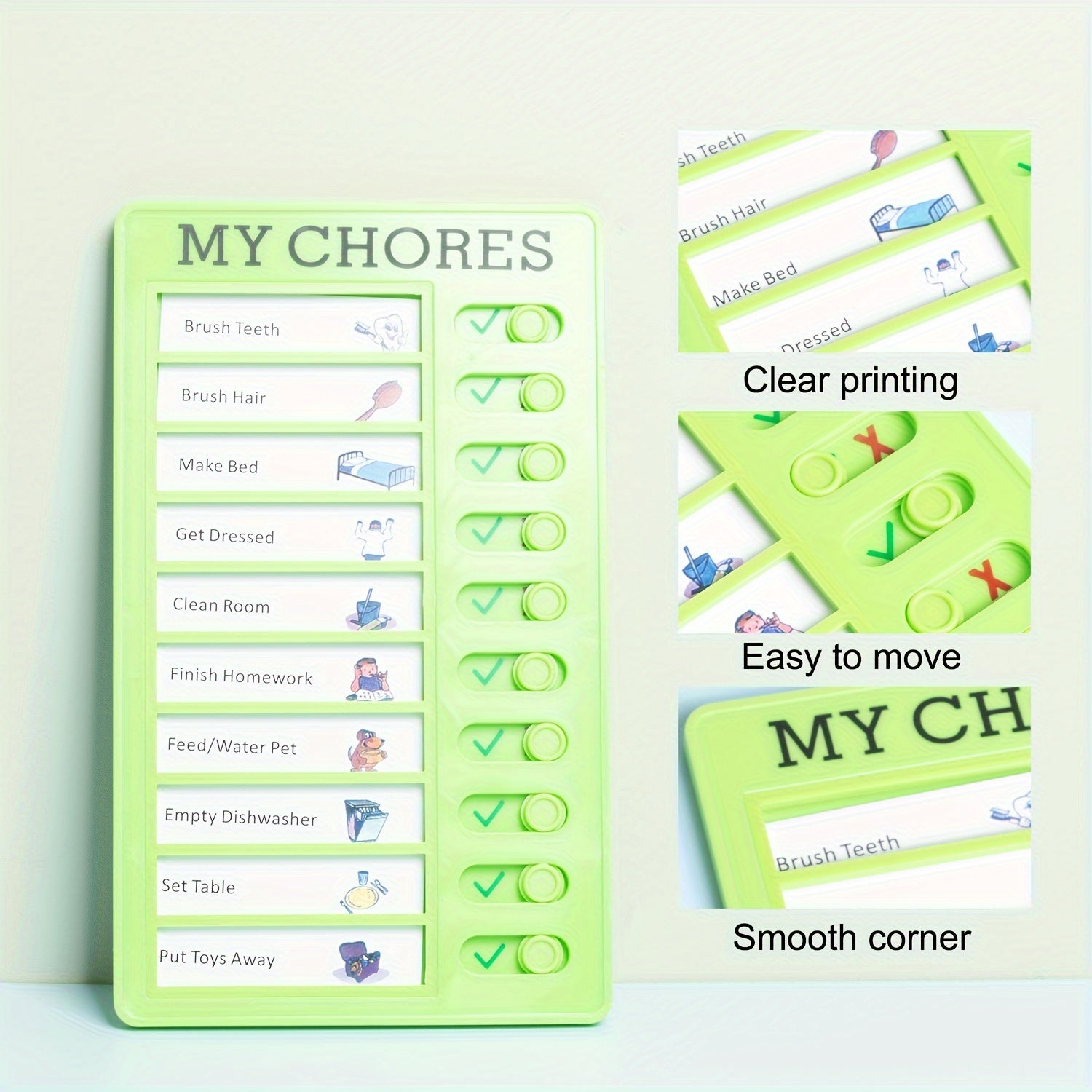 2 Packs Daily Planner Board - Reusable Hom