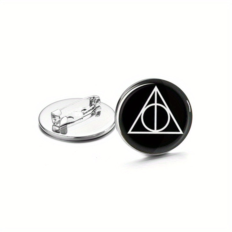 Deathly Hallows Brooch Pins Dress Suit Hats Scarves Pants Brooches Pins Jewelry