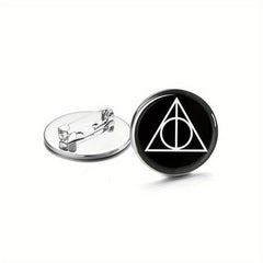 Deathly Hallows Brooch Pins Dress Suit Hats Scarves Pants Brooches Pins Jewelry
