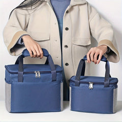 Large Capacity Insulated Lunch Bag for Office Workers