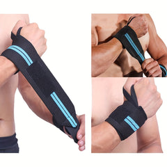 Weightlifting Wrist Wraps Strength Training Gear with Thumb Loops
