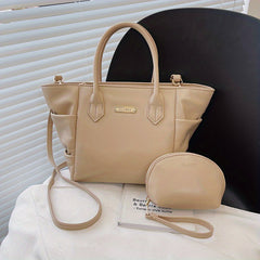 Large Capacity Tote Bag Handbag With Small Purse Women's Crossbody Bag