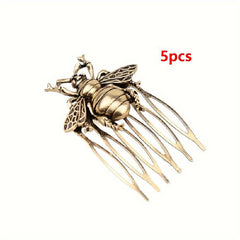 Bee Vintage Hair Clip Comb Hairpin Hair Accessories for Women Girls
