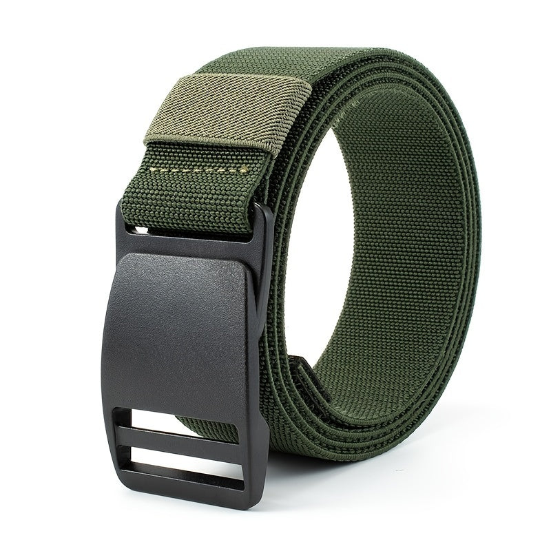 Men's Quick Drying Nylon Belt Elastic Canvas Belt