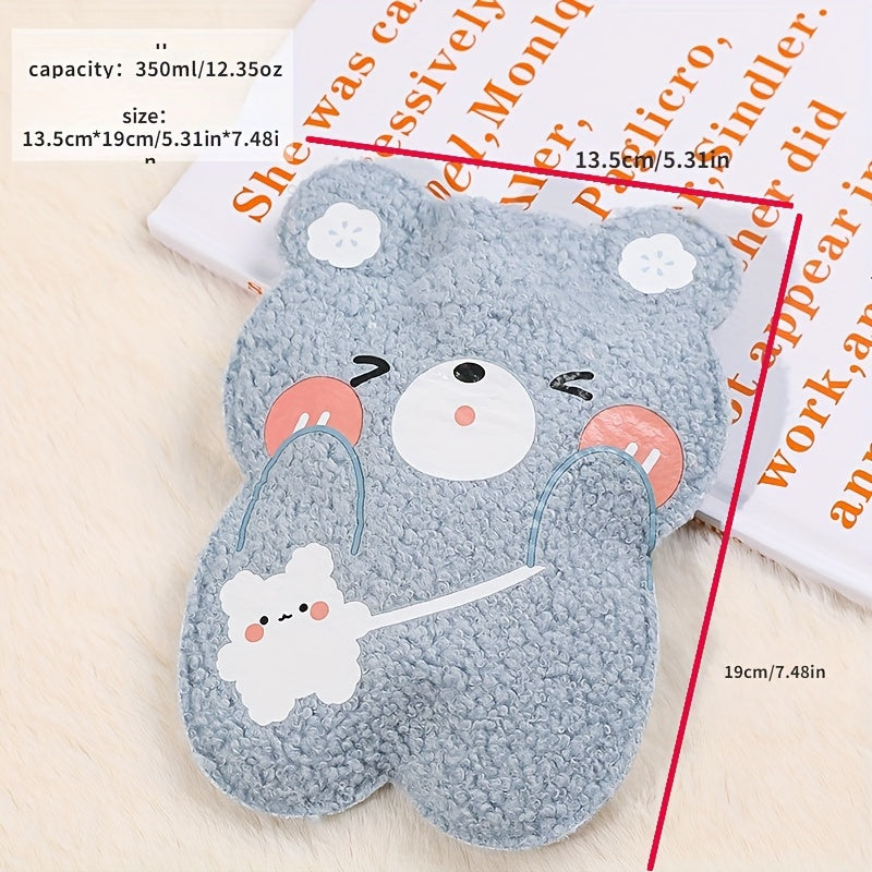 Cartoon Plush Teddy Bear Hot Water Bag Hand Warmer Christmas Gift