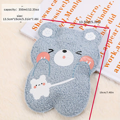 Cartoon Plush Teddy Bear Hot Water Bag Hand Warmer Christmas Gift