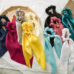 Vintage Style Satin Hair Scrunchies