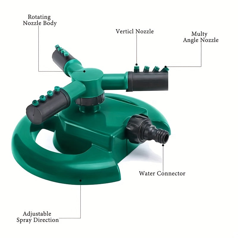 360 Degree Rotating Lawn Sprinkler Plant Irrigation System