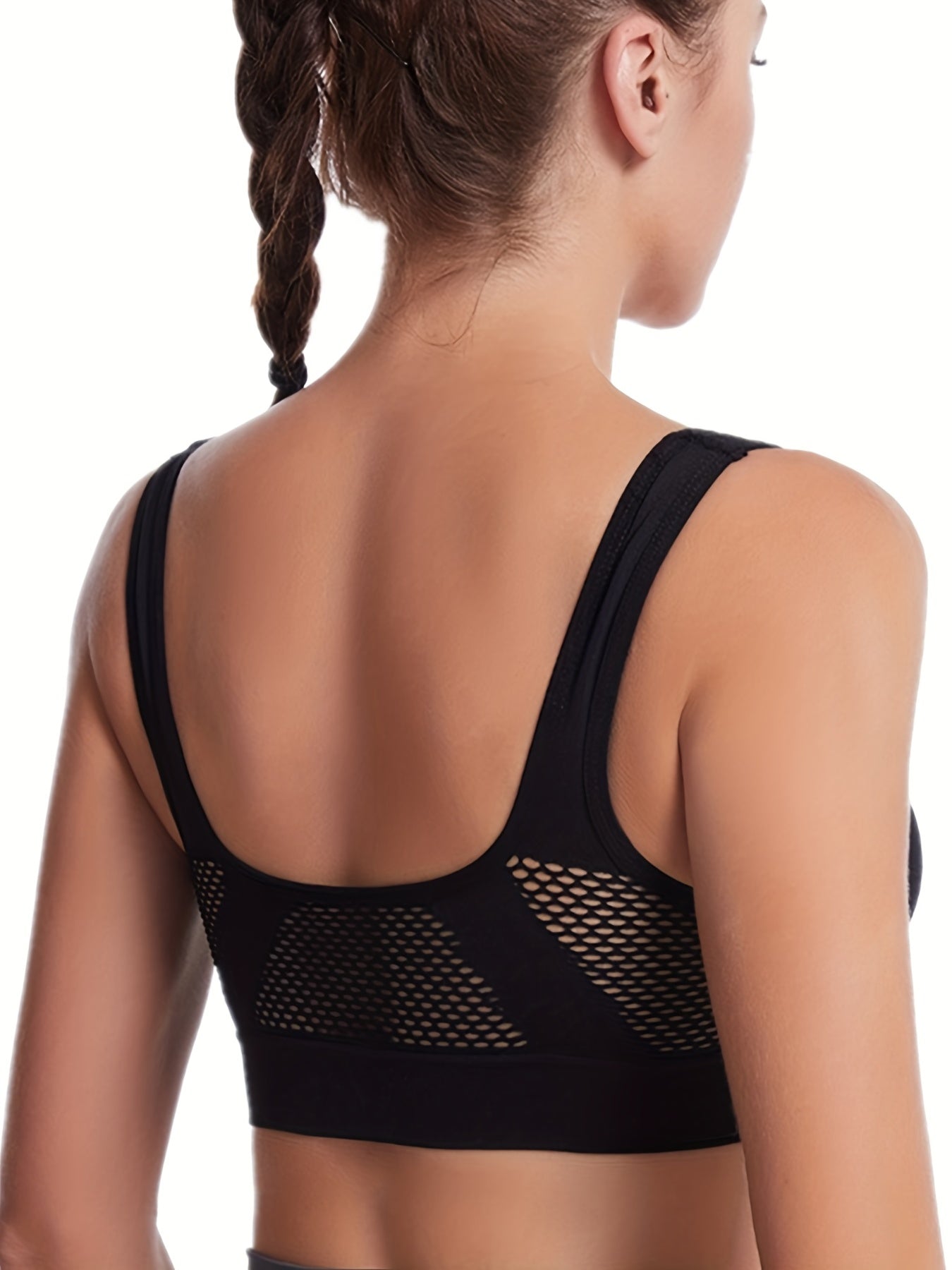 3pcs Wireless Sports Bras Comfortable & Breathable Workout Tank Bra