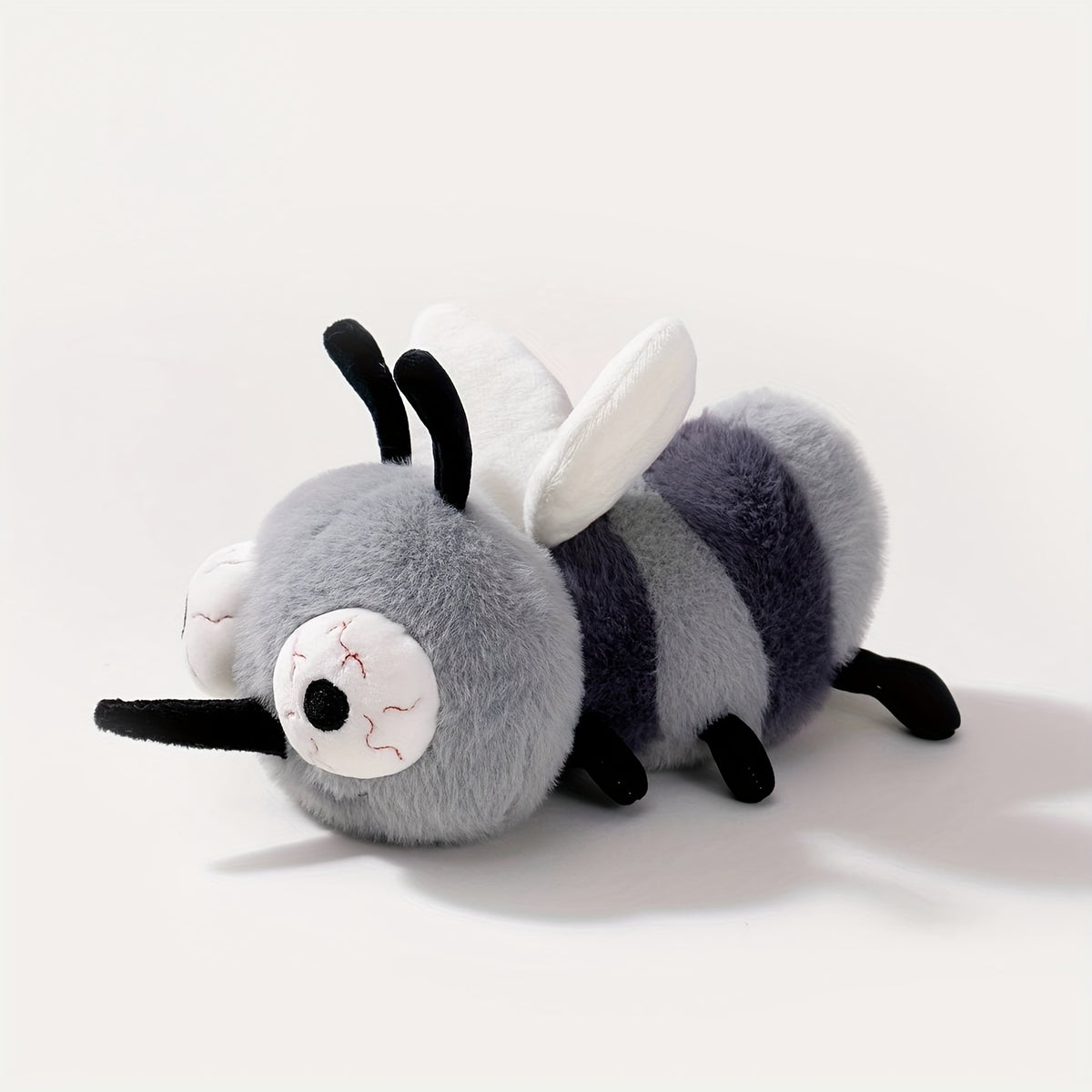 JIAJCHUF 9in Plush Insect Stuffed Toys with Red Eyes & Antennae