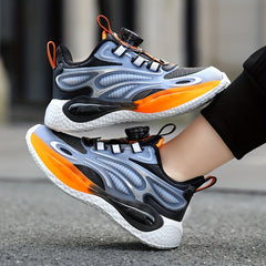 Boy's Block Basketball Shoes, Comfy Breathable Sneakers