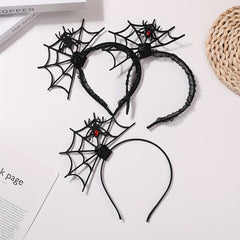 Halloween Head Hoop Spider Net Hair Accessory Party Decoration