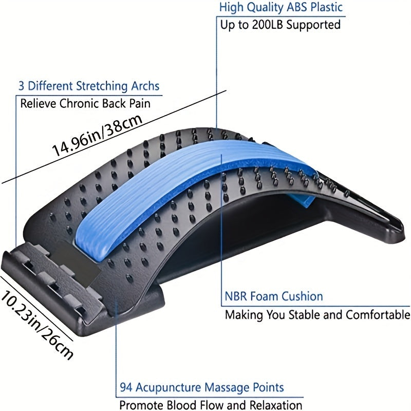 Portable Lumbar Stretching Device Multifunctional Massage Board