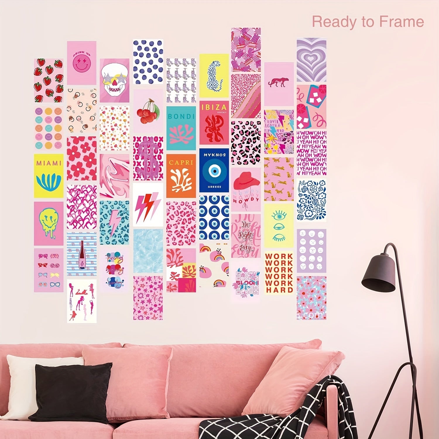 50pcs Preppy Pictures Wall Collage Kit 10 16x15 24 Cm Preppy Room Decor