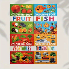 Reusable Coloring & Graffiti Books - Educational Painting Toys