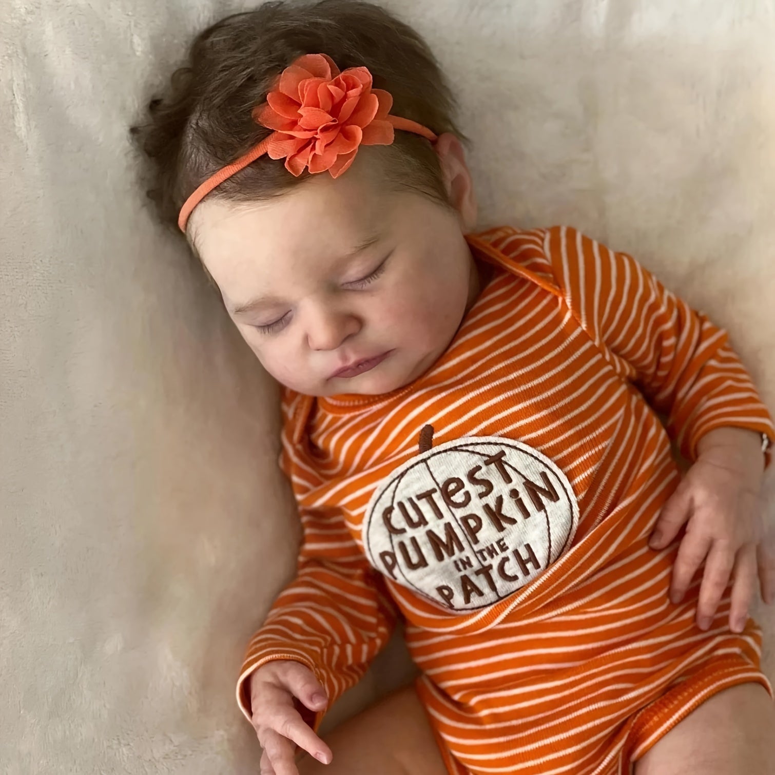 Realistic 50 Reborn Doll with Soft Vinyl Limbs & 3D Skin + Clothes