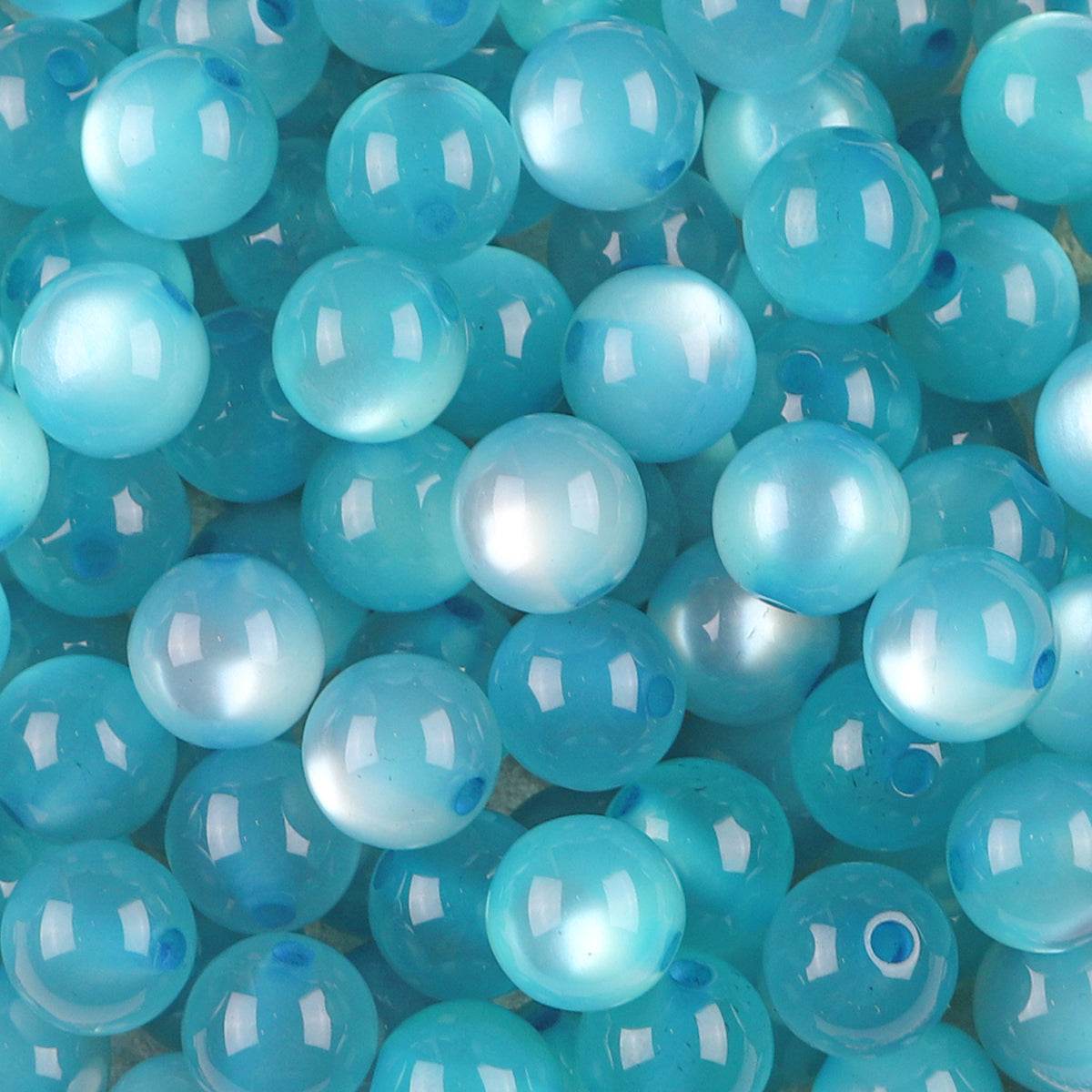 Resin Cat Eye Beads 100pcs Pack