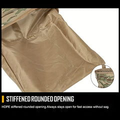 Outdoor Military Camo Molle Storage Bag with Accessories