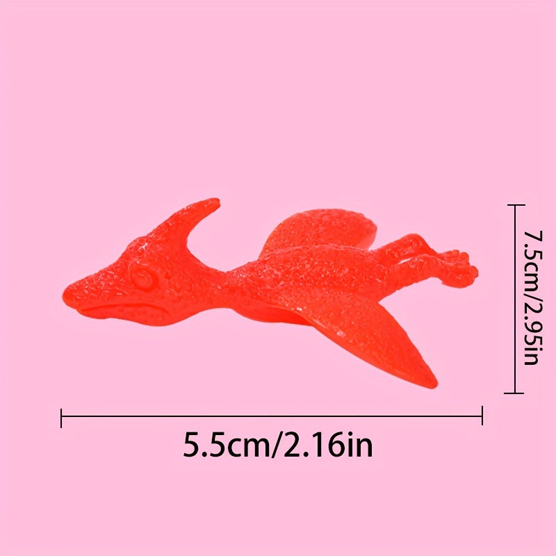 Decompression Ejection Dinosaur Fun Toy Finger Dart Launches Small Dinosaur