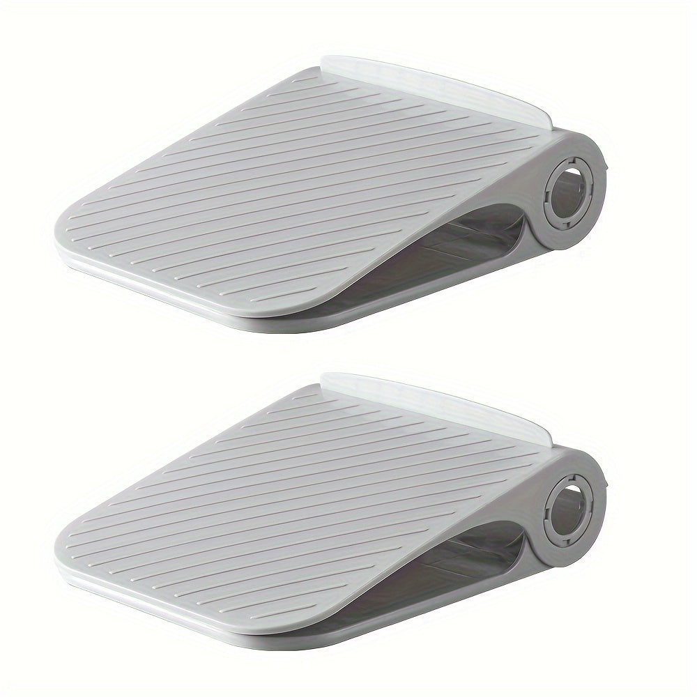 Adjustable Double Layer Shoe Slot Organizer, Space Saving Shoe Rack