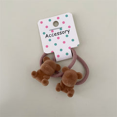 Cute Bear Hair Rope for Women