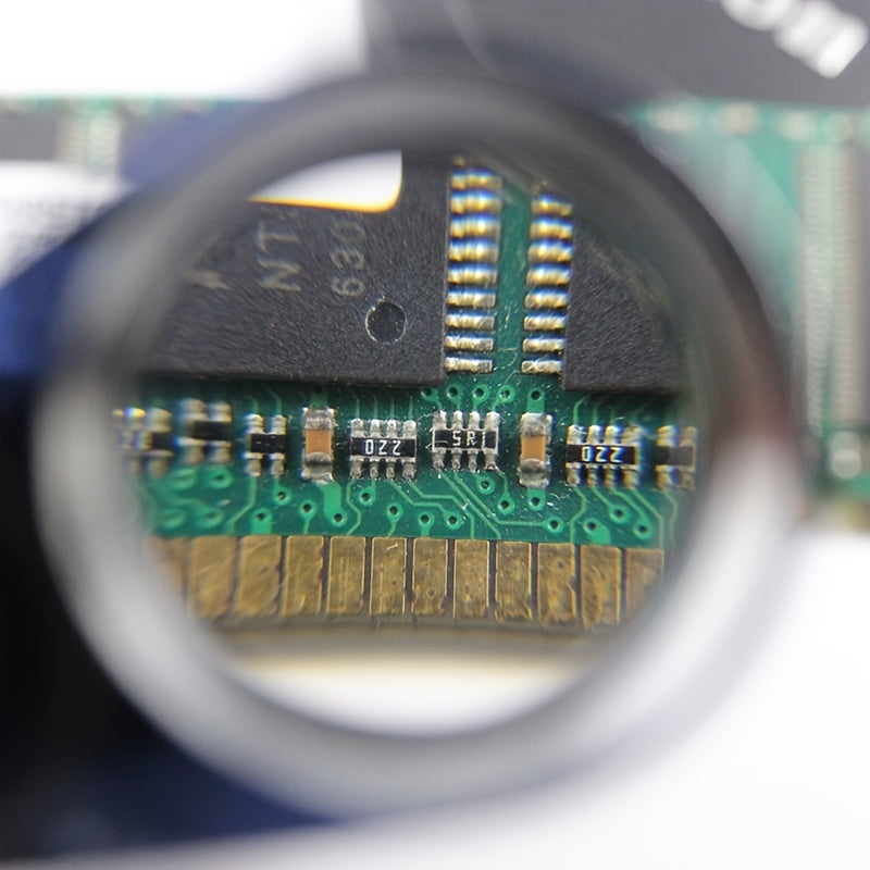 40X Portable Jewelry Loupe Magnifier LED UV Light Lamp