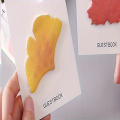 30 Sheets N Times Sticky Leaves Notes, Unisex Message Paper Strips
