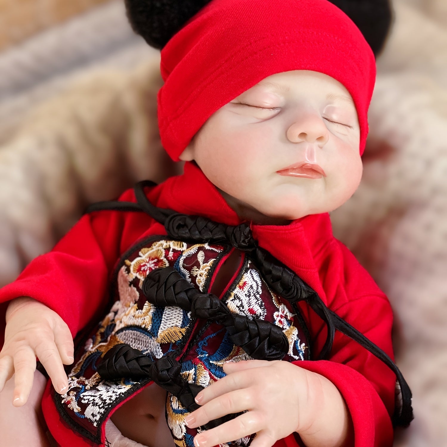 48cm Young Girl Reborn Doll Waterproof Soft Vinyl 3D Hand Painted