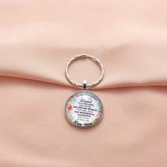 Vintage Bag Keychain English Keychain Necklace for Boys and Girls