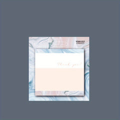 Marble Ins Style Sticky Notes Memo Pad Cartoon Student Notepad