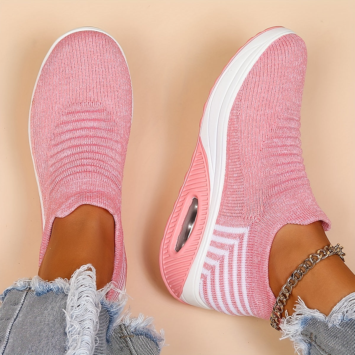 Women's Lightweight Air Cushion Running Shoes Breathable Outdoor Sneakers