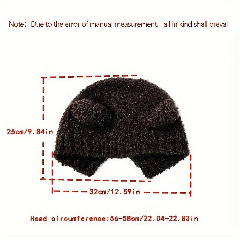 Bear Hat for Autumn/Winter: Ear Protection Plush Hat