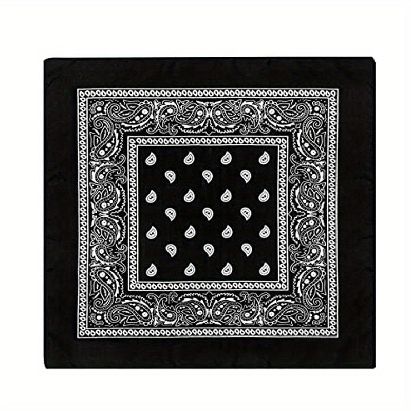 55 Square Paisley Print Scarf Bandana Headband Wrap