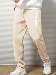 Like You Graphic Print Men's Sweatpants