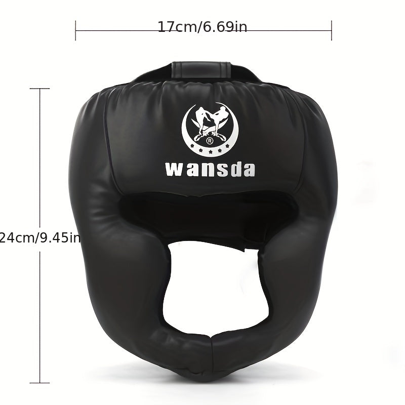 Sanda & Taekwondo Helmet PU Material Fighting Head Guard