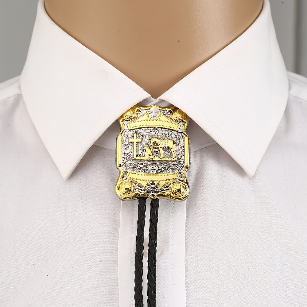 Youth Casual Metal Necktie Necklace Electroplating Tie