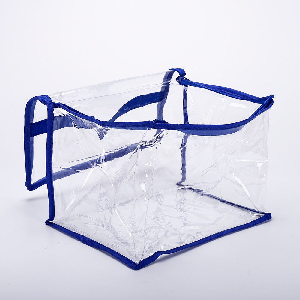 Clear PVC Quilt Storage Bag - Dustproof Bedding Organizer