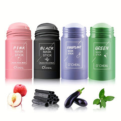Green Tea Eggplant Mud Facial Mask for Radiant Skin