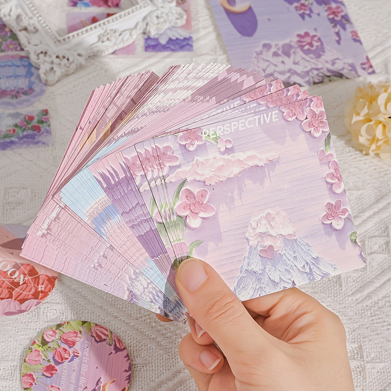 87pcs Scrapbook Kit DIY Journal Art & Crafts Stickers Notebook Scrapbook