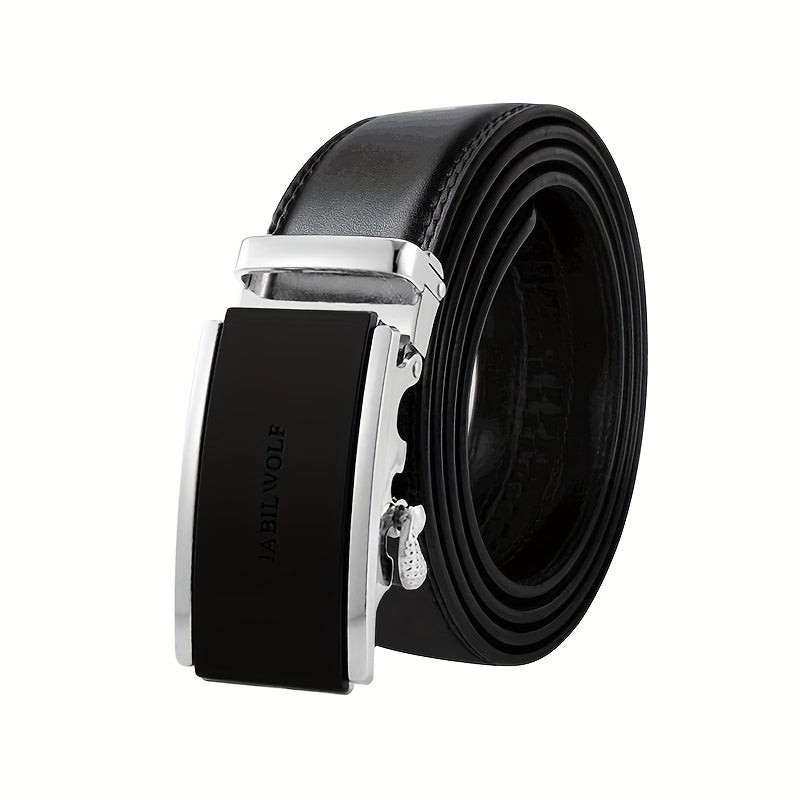 Men's Leather Automatic Buckle Business Belt