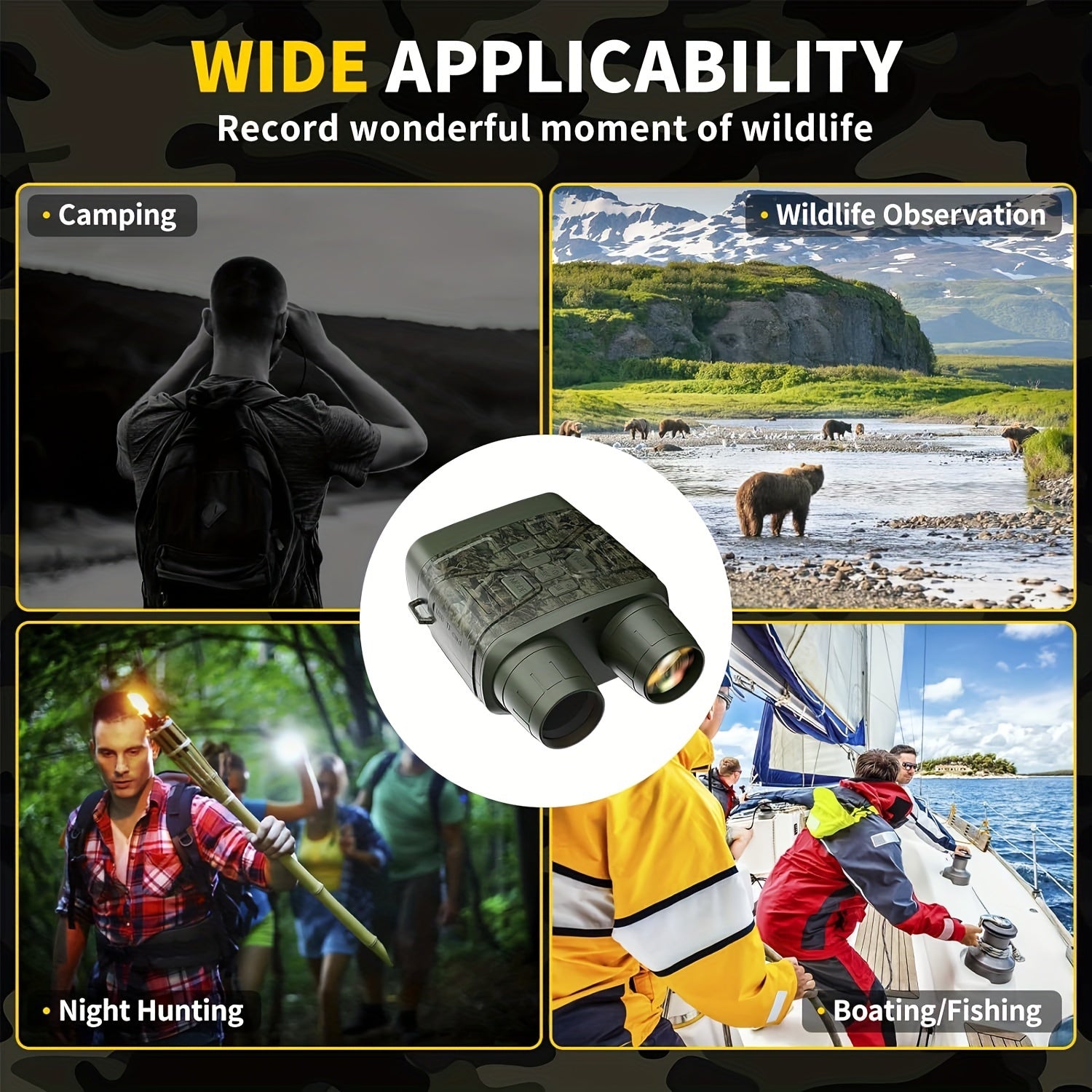 4K Night Vision Binoculars & Goggles for Adults