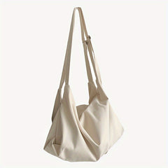 Literary Canvas Crossbody Bag Large Capacity Hobo Bag For Travel Sports